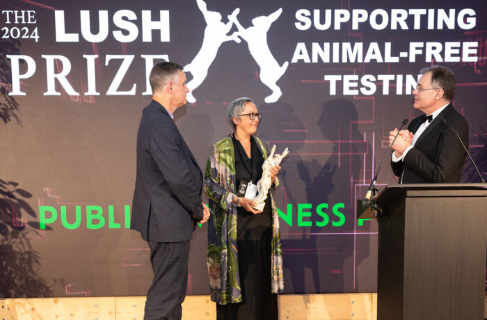 AnimalAid LP24 1880px Photo: Campaigning to end lethal dose testing on animals